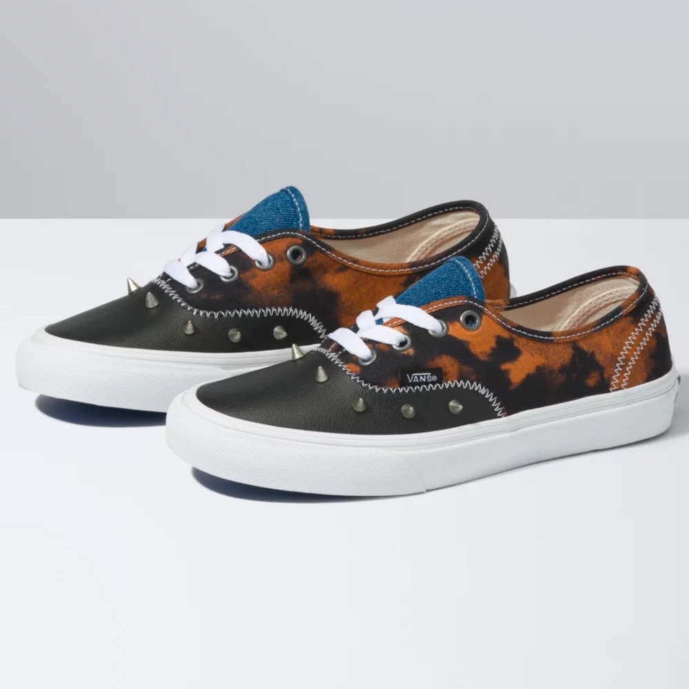 NEW Leather Studded Vans!!! 😍 Tartan Daze Multiaciddye